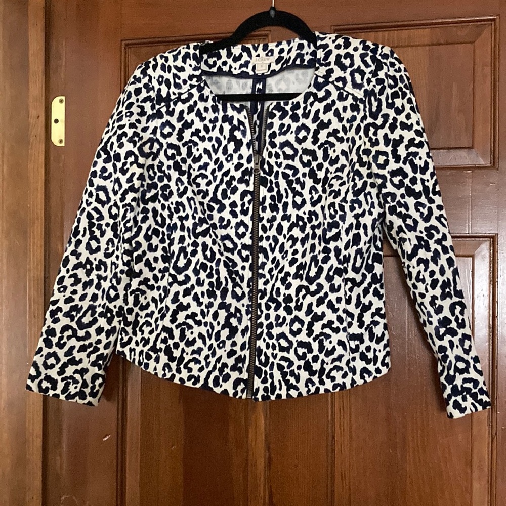 Jcrew leopard jacket
